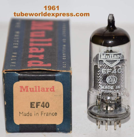 EF40 Mullard France NOS 1961 (3.7ma)