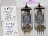 (!!!!) (Recommended Pair) EF86 Telefunken Germany <> bottom NOS gray shield 1972 1-2% matched (3.1ma and 3.1ma) (Neumann, Lawson, Soundelux, Manley)