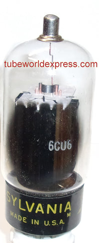 6CU6 Sylvania black plate like new condition (54ma)