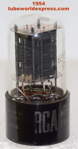 (!!) (Best Value Single) 6SN7GT RCA used/very good 1954 (7.0/8.5ma)