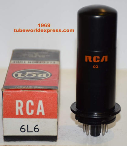 (!) 6L6 RCA metal can NOS 1969 (72ma)