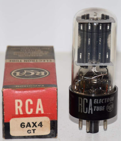 6AX4GT RCA used/tests like new 1955 era (56/20)