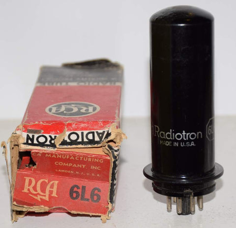 6L6 RCA metal can NOS 1940's (75ma)