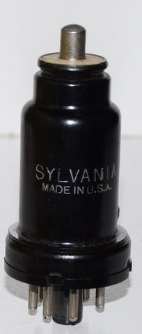 6R7 Sylvania metal used/like new 1940's (88/48)