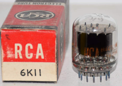 6K11=6Q11 GE branded RCA NOS 1960's (88/60, 92/60, 90/60)