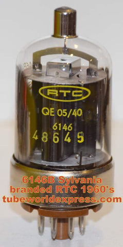 (!!) 6146B Sylvania branded RTC NOS 1960's (94ma)