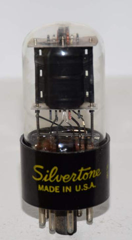 6K6GT Silvertone by Silvertone used/good 1956 hairline crack in base (38ma)
