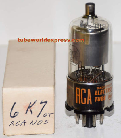 6K7GT RCA NOS (9.6mA, Gm=1500)