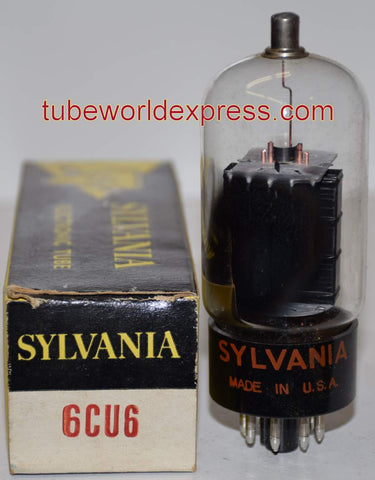 6CU6 Sylvania black plate NOS (55ma)