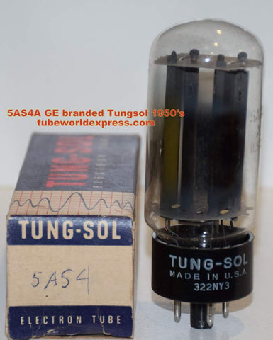 5AS4A GE branded Tungsol 
