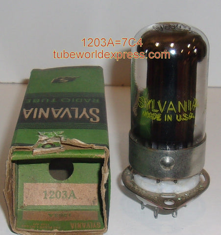 7C4=1203A Sylvania NOS 1940's (3 in stock)