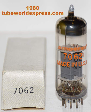 (!!) 7062=E180CC Amperex USA NOS 1980-1981 (5/6ma)
