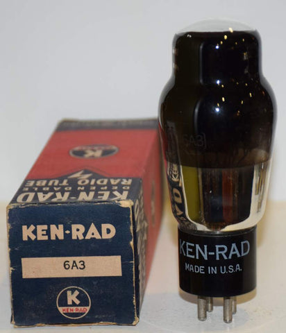6A3 Ken Rad coated glass NOS 1950 (82ma)