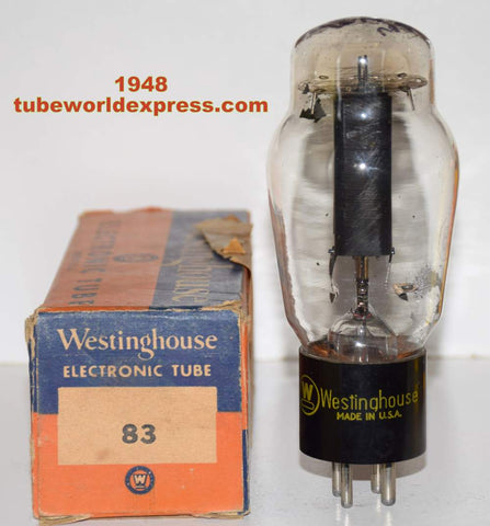 (!!!) 83 Westinghouse low hours/tests like new 1948 small amount of graphite flaked off one plate (62/40 and 63/40)
