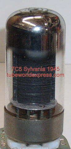7C5 Sylvania used/very good 1940's (50ma)