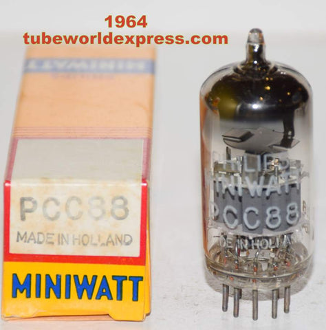 (!!!!) (Good Value Single 1964) PCC88=7DJ8 Philips Miniwatt Holland 