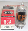 7AU7 RCA clear top NOS pin #2 slightly shorter than the other pins (1 in stock)