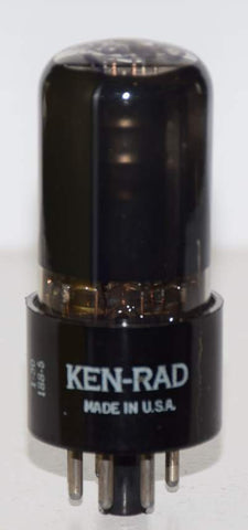 6K6GT Ken Rad used/good 1951 hairline crack in base (34ma)