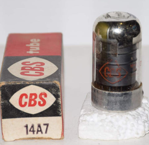 14A7 CBS made by Sylvania NOS 1950's (1 in stock) (strong single)