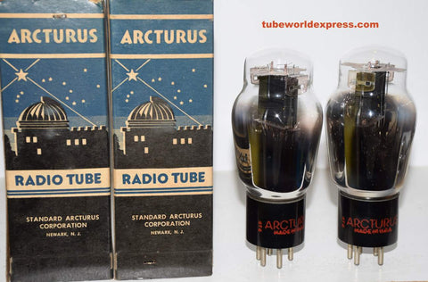 (!!!) (BEST PAIR #2) 47 RCA branded ARCTURUS NOS 1940's (34.5ma and 35.2ma)