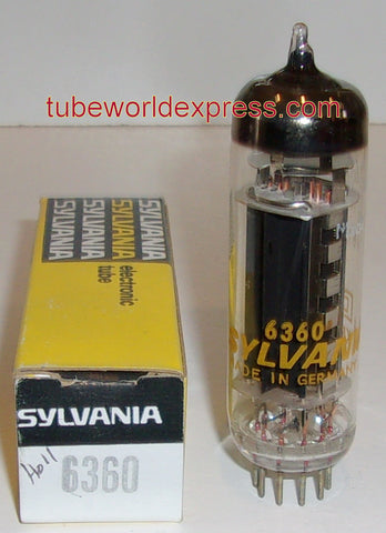 6360 Sylvania Germany NOS 1970's (3 in stock)