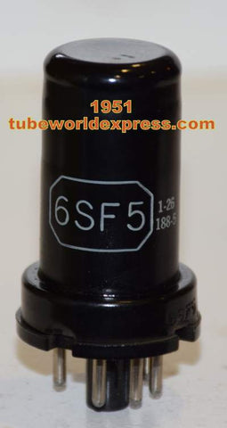 6SF5 GE used/good 1951 (1.1ma Gm=1200)