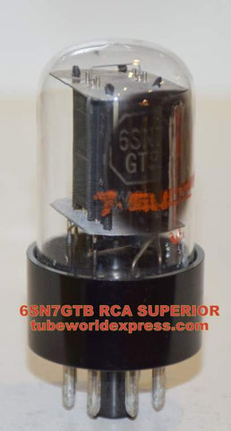 (!!) 6SN7GTB RCA branded Superior NOS 1960's (7.2/8ma)