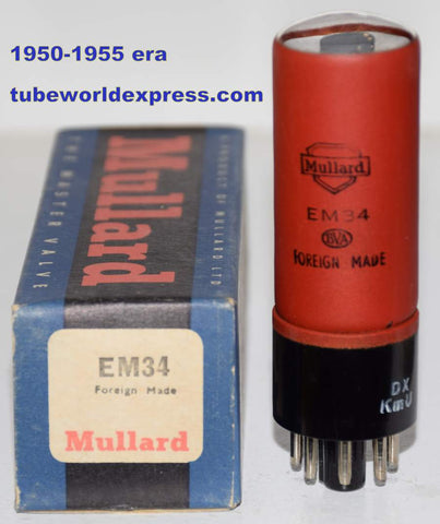 EM34=CV394 Mullard Germany NOS early 1950's (1 in stock)