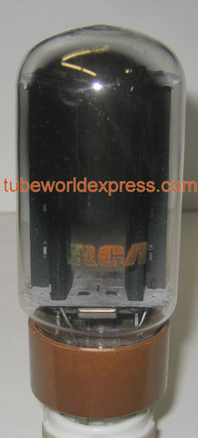 5R4GYB RCA brown base NOS 1970's part of glass melted into bottom mica (50/40 and 53/40)