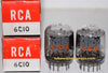 (!!!!!) (Recommended Pair) 6C10 GE rebranded RCA NOS 1960's (Ampeg / Fender) (1.0ma/1.2ma/1.2ma) and (1.0ma/1.1ma/1.3ma)