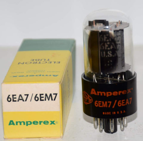 6EM7 GE Amperex NOS 1970's (2.4ma/34ma)