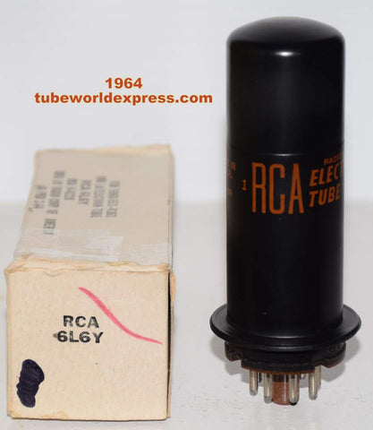 (!) 6L6Y RCA metal can (Y=brown bottom) NOS 1964 (72ma)