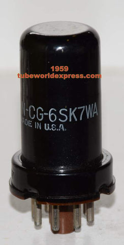JAN-CG-6SK7WA GE metal can NOS 1959 (10ma)