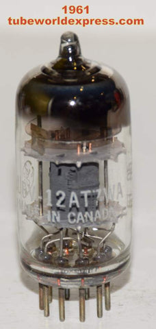 (!!) (Recommended Single 1961) JLRV-12AT7WA=6201 GE Canada gray plates triple mica 