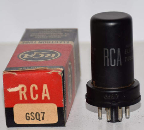 6SQ7 RCA NOS 1950 (1.3ma and Gm=1600)