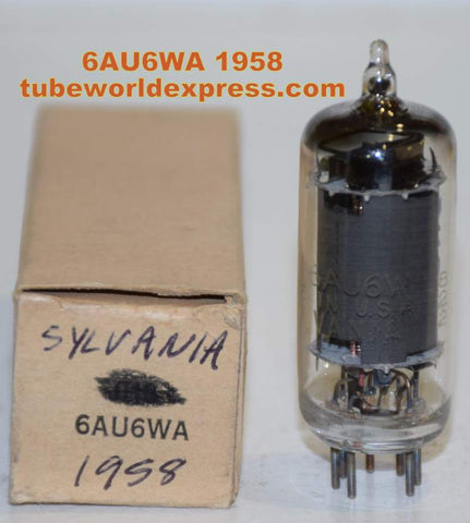 6AU6WA Sylvania NOS 1958 (7.7ma)