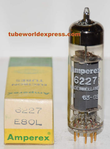 E80L=6227 Amperex PQ Holland NOS Gold Pins (12 in stock)