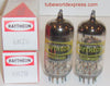 (!!) (Recommended Pair) 6KZ8 Sylvania branded Raytheon NOS