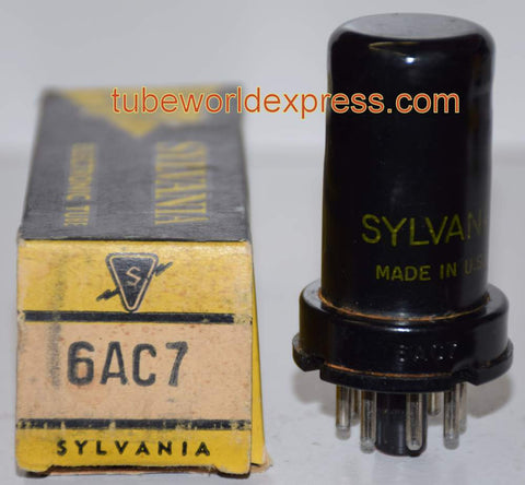 6AC7 Sylvania NOS 1950's (11.5ma) (high ma)