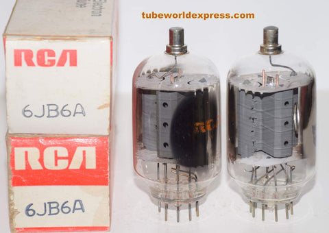 (!!!) (Recommended PAIR) 6JB6A RCA NOS 1960's - 1970 (83ma and 88ma) (DRAKE)