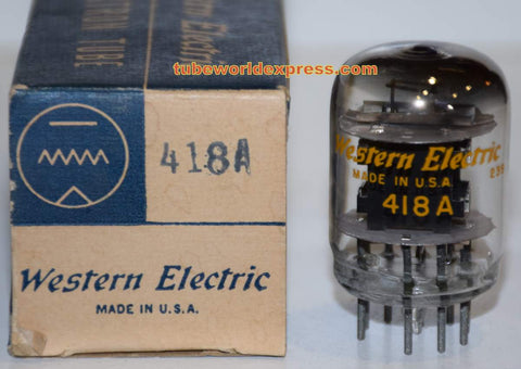 (!!!) 418A Western Electric NOS 1952 original box (41ma)