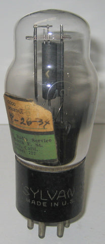 485 Sylvania engraved base used/good 1934 (8.3ma)