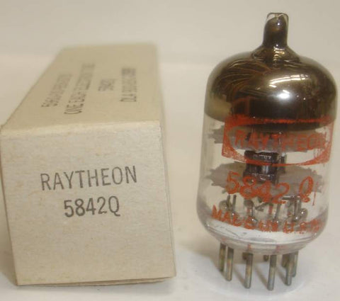 5842Q Raytheon NOS 1980's (26ma and Gm=24,500)