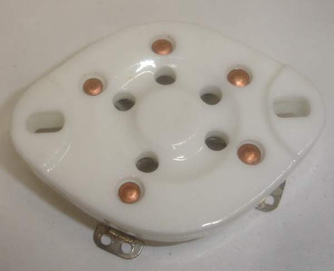 5 pin ceramic chassis mount sockets for 807 (UX-5 base) (1 in stock)