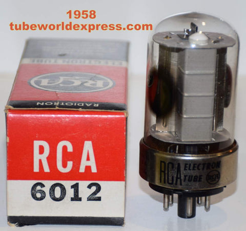 6012 RCA low hours/test like new 1958 in original boxes (4 in stock)