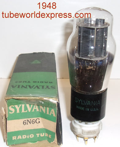 6N6G Sylvania NOS 1948 (49ma)