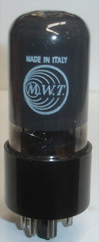 6V6GT MWT Italy coated glass NOS 1940's (42ma)