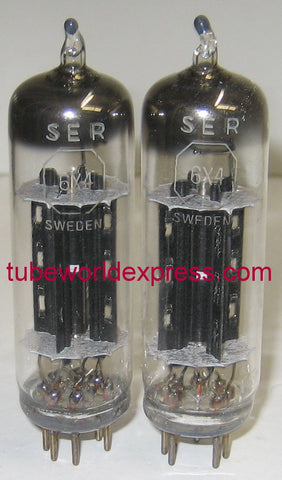 (!!!!) (Recommended Pair) 6X4 SER = LM Ericsson Sweden 