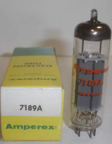 7189 Amperex Japan NOS misbranded 7189A NOS 1970 (48.5ma)
