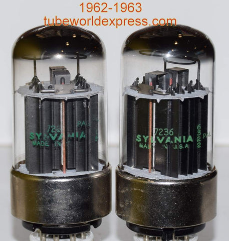 7236 Sylvania NOS 1962-1963 (73/93ma and 75/94ma) (BEST 5998 SUB)